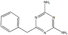 4-amino-6-benzyl-1,3,5-triazin-2-ylamine Structure