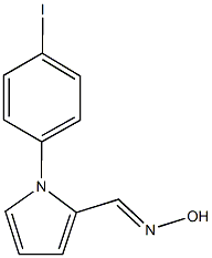 1-(4-iodophenyl)-1H-pyrrole-2-carbaldehyde oxime 구조식 이미지