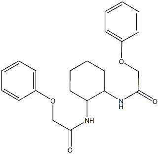 2-phenoxy-N-{2-[(phenoxyacetyl)amino]cyclohexyl}acetamide Structure