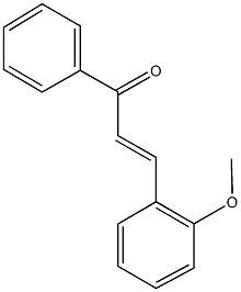 3-(2-methoxyphenyl)-1-phenyl-2-propen-1-one 구조식 이미지