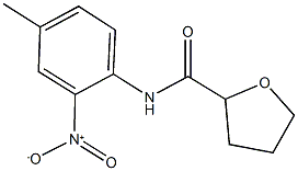 N-{2-nitro-4-methylphenyl}tetrahydro-2-furancarboxamide 구조식 이미지