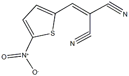 2-({5-nitrothien-2-yl}methylene)malononitrile 구조식 이미지