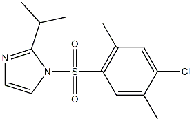 1-[(4-chloro-2,5-dimethylphenyl)sulfonyl]-2-isopropyl-1H-imidazole Structure