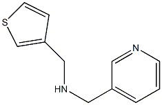 N-(3-pyridinylmethyl)-N-(3-thienylmethyl)amine Structure