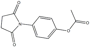 4-(2,5-dioxo-1-pyrrolidinyl)phenyl acetate 구조식 이미지