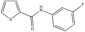 N-(3-fluorophenyl)-2-thiophenecarboxamide 구조식 이미지