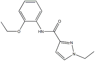 N-(2-ethoxyphenyl)-1-ethyl-1H-pyrazole-3-carboxamide 구조식 이미지