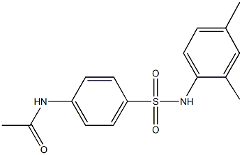 N-{4-[(2,4-dimethylanilino)sulfonyl]phenyl}acetamide Structure