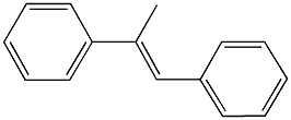 (1-methyl-2-phenylvinyl)benzene Structure