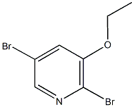 2,5-dibromopyridin-3-yl ethyl ether 구조식 이미지