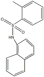 2-methyl-N-(1-naphthyl)benzenesulfonamide 구조식 이미지