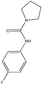 N-(4-fluorophenyl)-1-pyrrolidinecarboxamide Structure