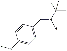 N-(tert-butyl)-N-[4-(methylsulfanyl)benzyl]amine Structure