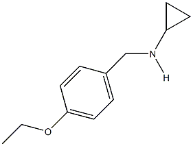N-cyclopropyl-N-(4-ethoxybenzyl)amine 구조식 이미지