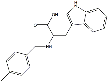 N-(4-methylbenzyl)tryptophan Structure