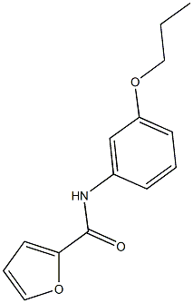 N-(3-propoxyphenyl)-2-furamide 구조식 이미지