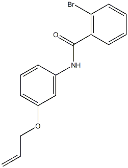 N-[3-(allyloxy)phenyl]-2-bromobenzamide Structure