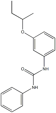 N-[3-(sec-butoxy)phenyl]-N'-phenylurea Structure