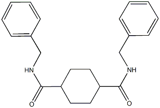 N~1~,N~4~-dibenzyl-1,4-cyclohexanedicarboxamide Structure