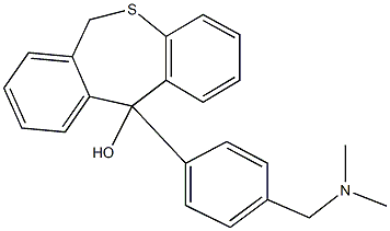 11-[4-(Dimethylaminomethyl)phenyl]-6,11-dihydrodibenzo[b,e]thiepin-11-ol Structure