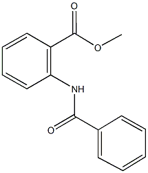 methyl 2-(benzoylamino)benzoate Structure