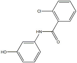 2-chloro-N-(3-hydroxyphenyl)benzamide Structure