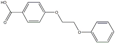 4-(2-phenoxyethoxy)benzoic acid 구조식 이미지