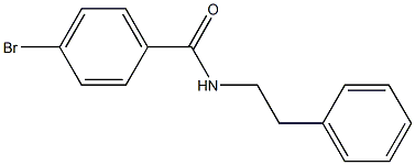 4-bromo-N-(2-phenylethyl)benzamide 구조식 이미지