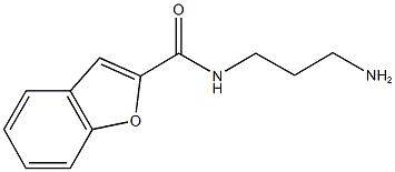 N-(3-aminopropyl)-1-benzofuran-2-carboxamide Structure