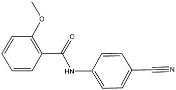 N-(4-cyanophenyl)-2-methoxybenzamide 구조식 이미지