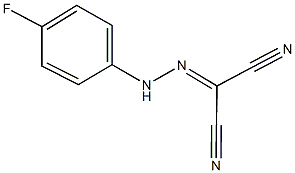 2-[(4-fluorophenyl)hydrazono]malononitrile Structure