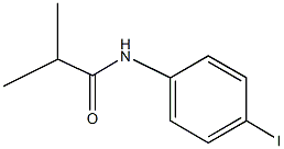 N-(4-iodophenyl)-2-methylpropanamide 구조식 이미지