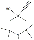 4-ethynyl-2,2,6,6-tetramethyl-4-piperidinol 구조식 이미지
