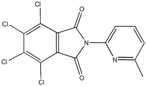 4,5,6,7-tetrachloro-2-(6-methyl-2-pyridinyl)-1H-isoindole-1,3(2H)-dione Structure