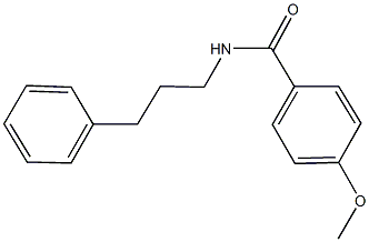 4-methoxy-N-(3-phenylpropyl)benzamide 구조식 이미지