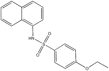 4-ethoxy-N-(1-naphthyl)benzenesulfonamide 구조식 이미지