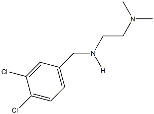 N-(3,4-dichlorobenzyl)-N-[2-(dimethylamino)ethyl]amine Structure