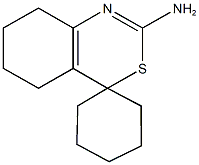 2-amino-5,6,7,8-tetrahydrospiro[4H-3,1-benzothiazine-4,1'-cyclohexane] 구조식 이미지