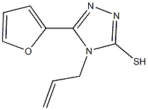 4-allyl-5-(2-furyl)-4H-1,2,4-triazol-3-yl hydrosulfide 구조식 이미지