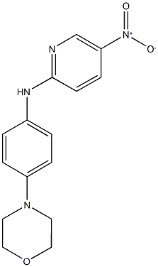 4-[4-({5-nitro-2-pyridinyl}amino)phenyl]morpholine 구조식 이미지