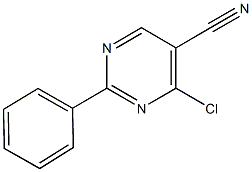 4-chloro-2-phenyl-5-pyrimidinecarbonitrile 구조식 이미지