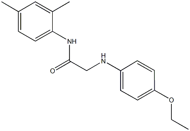 N-(2,4-dimethylphenyl)-2-(4-ethoxyanilino)acetamide Structure