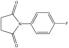 1-(4-fluorophenyl)-2,5-pyrrolidinedione 구조식 이미지