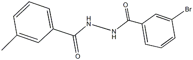 N'-(3-bromobenzoyl)-3-methylbenzohydrazide 구조식 이미지