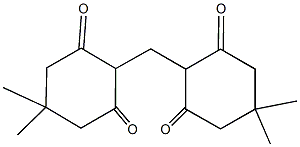 2-[(4,4-dimethyl-2,6-dioxocyclohexyl)methyl]-5,5-dimethyl-1,3-cyclohexanedione Structure