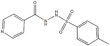 N'-isonicotinoyl-4-methylbenzenesulfonohydrazide Structure