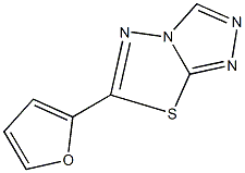 6-(2-furyl)[1,2,4]triazolo[3,4-b][1,3,4]thiadiazole Structure