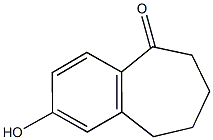 2-hydroxy-6,7,8,9-tetrahydro-5H-benzo[a]cyclohepten-5-one 구조식 이미지