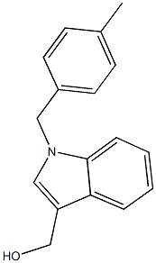 [1-(4-methylbenzyl)-1H-indol-3-yl]methanol 구조식 이미지