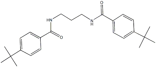 4-tert-butyl-N-{3-[(4-tert-butylbenzoyl)amino]propyl}benzamide Structure